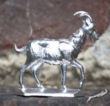 Ziege aus Zinn